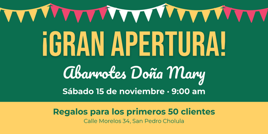 Lona Gran Apertura