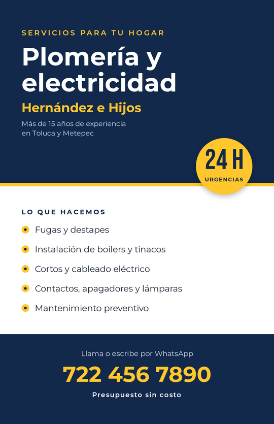 Flyer Servicios del Hogar