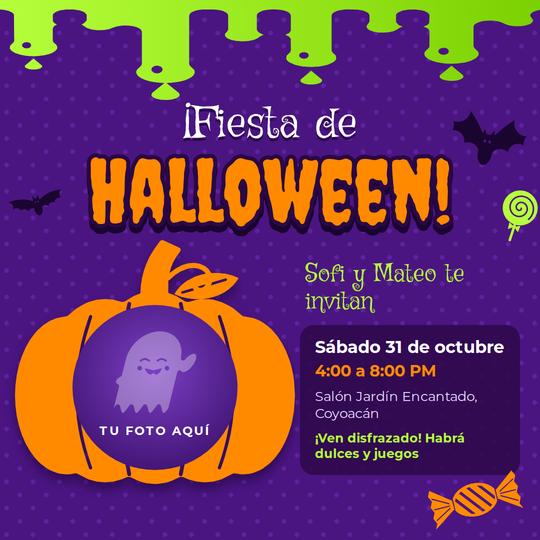 Fiesta de Halloween Infantil
