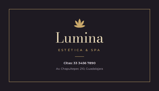 Tarjeta Estética Lumina